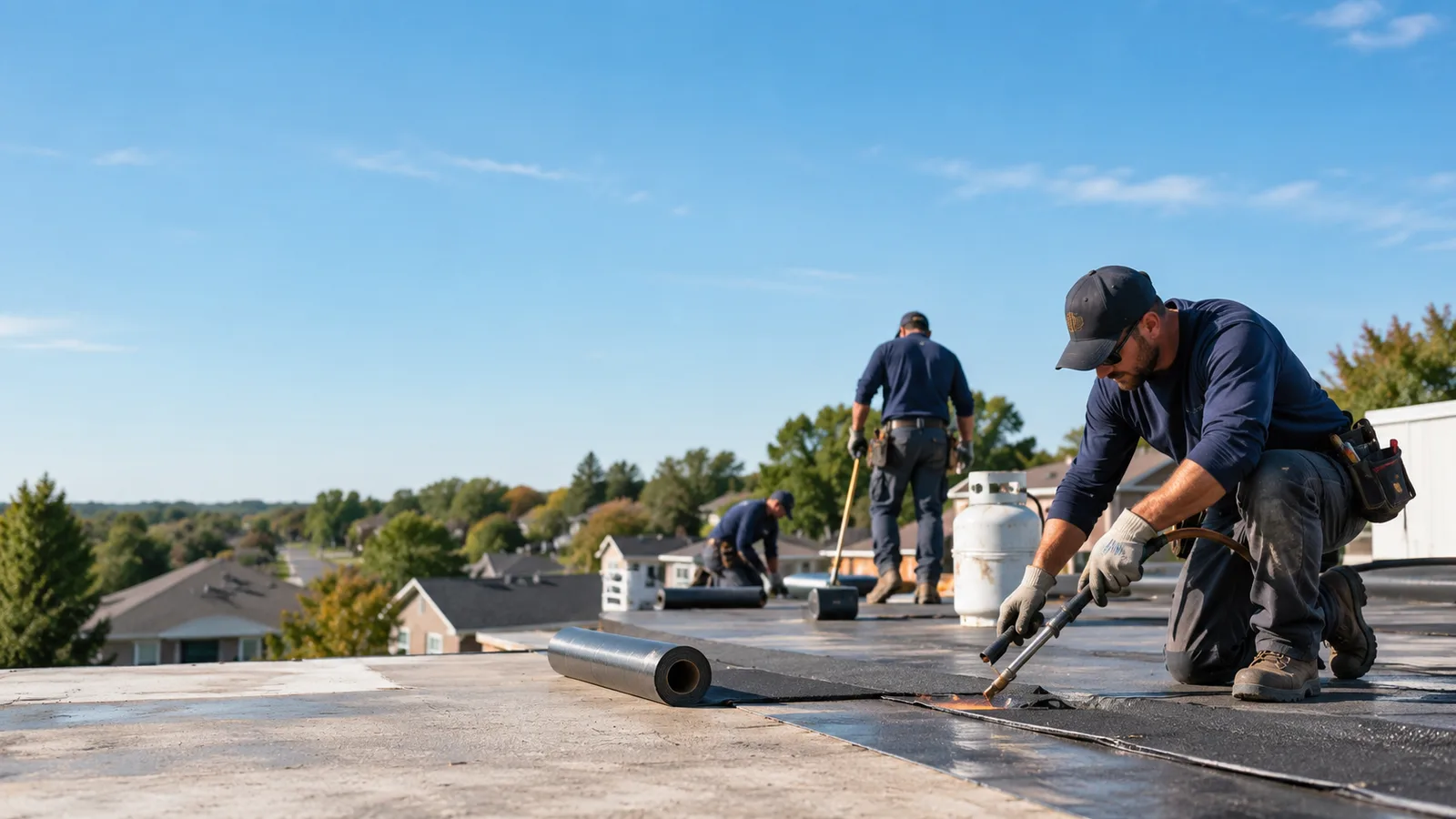 Flat Roof Leak Repair providers in Viola, IL